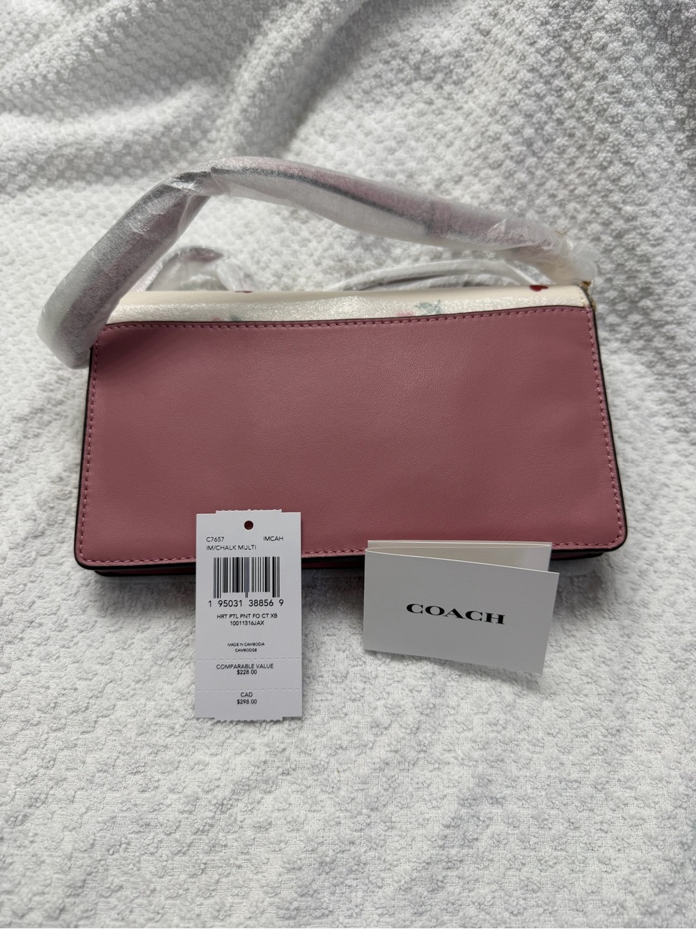 COACH Mini Klare Crossbody Bag Heart Petal Print NWT - Picture 5 of 8